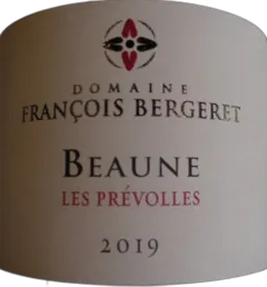 image du vin Beaune "Prévolles" 2019 Bergeret Rouge