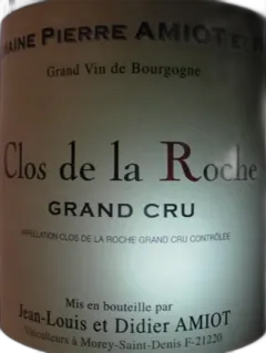 photo Clos de la Roche Grand Cru 2015 Amiot Rouge