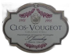image du vin Clos Vougeot Grand Cru 1995 S.Javouhey Rouge