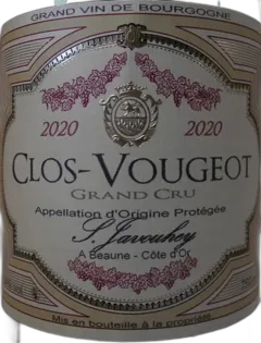 photos du vin Clos Vougeot Grand Cru 2020 S.Javouhey Rouge