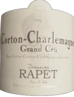 vue du vin Corton-Charlemagne Grand Cru 2021 Rapet Blanc