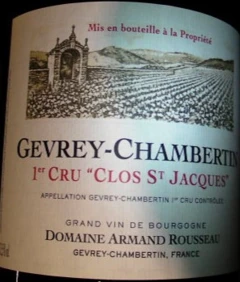 photo Gevrey-Chambertin 1er Cru Clos Saint-Jacques