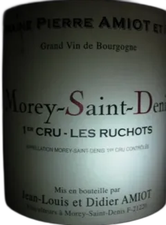 photo du vin Morey-Saint-Denis 1er Cru "les Ruchots" 2009 Amiot Rouge