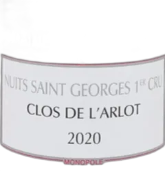 photo du vin Nuits-Saint-Georges 1er Cru "Clos de l'Arlot" 2020 Dne de l’Arlot Blanc