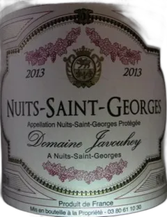 photo Nuits-Saint-Georges 2013 Javouhey Rouge