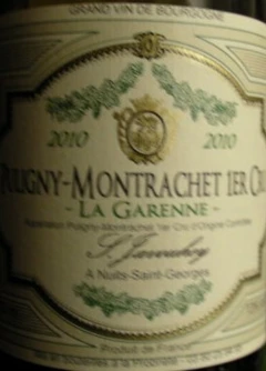 photo Puligny-Montrachet 1er Cru la Garenne