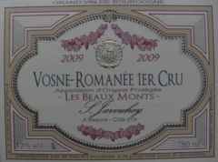 photo Vosne-Romanée 1er Cru “les Beaux Monts“ 2009 S.Javouhey Rouge