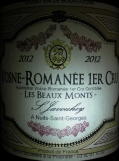 photo Vosne-Romanée 1er Cru “les Beaux Monts“ 2012 S.Javouhey Rouge