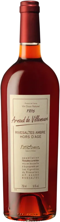 photo du vin Arnaud de Villeneuve Rivesaltes