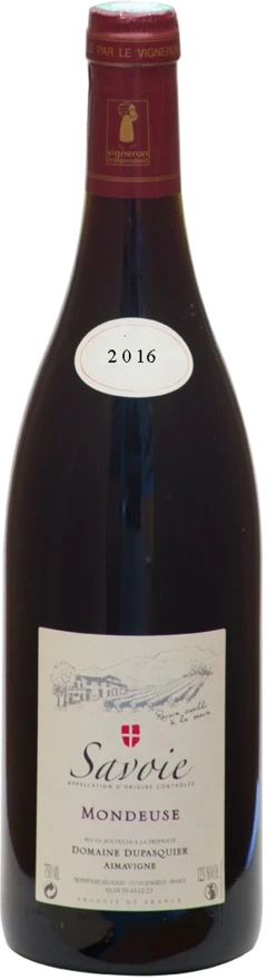 photo Domaine Dupasquier Vin de Savoie Mondeuse 2017