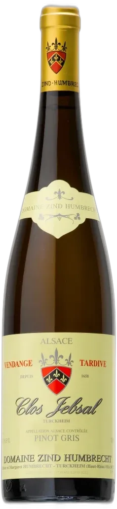 photos du vin Zind Humbrecht Pinot Gris Vendanges Tardives Clos Jebsal 2015