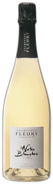 vue du vin Maison Fleury Champagne Extra Brut Notes Blanches 2014