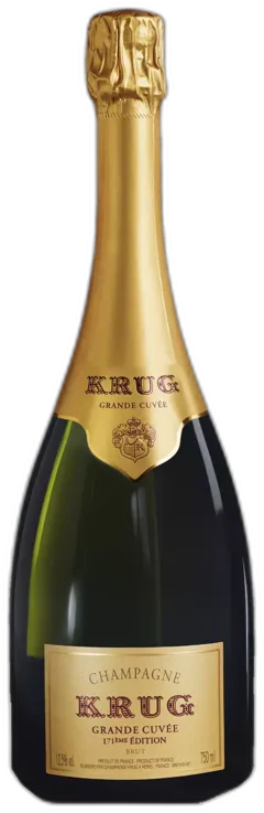 vue du vin Champagne Krug Grande Cuvée 171e Edition