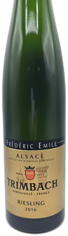 capture du vin Alsace Riesling Clos Sainte-Hune Trimbach