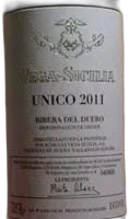 vue du vin Único Vega Sicilia