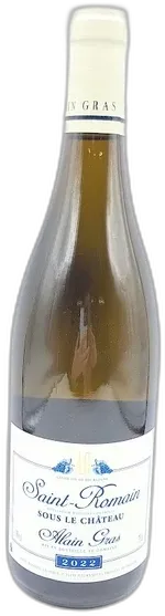 vue du vin Saint-Romain Sous le Château Alain Gras