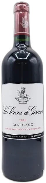 image du vin la Sirène de Giscours - Second Vin du Château Giscours