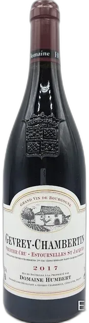 aperçu du vin Gevrey Chambertin Premier Cru Domaine Humbert Freres Estournelles Saint Jacques