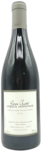 photo du vin Yann Chave et Fils "Crozes-Hermitage" Crozes-Hermitage Rouge Bio