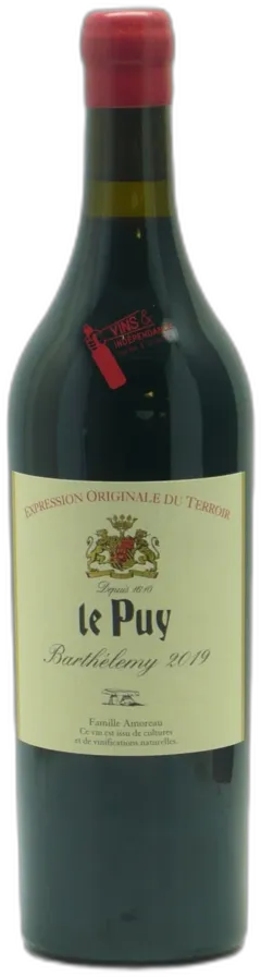 image du vin le Puy Vdf "Barthelemy" 2019