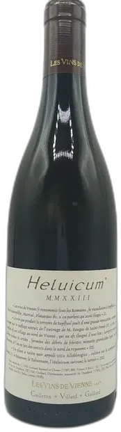 illustration du vin les Vins de Vienne "Heluicum" Syrah Igp Collines Rhodaniennes Rouge