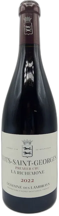 photos du vin Domaine des Lambrays "la Richemone" 1er Cru Nuits Saint-Georges Rouge Nuits-Saint-Georges