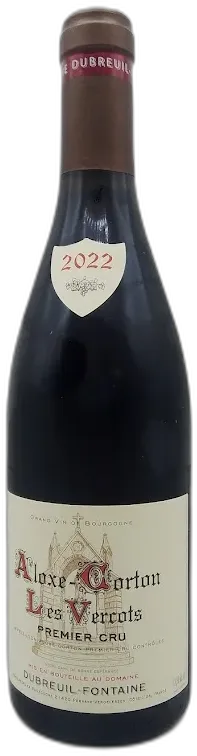 photo du vin Aloxe Corton 1er Cru les Vercots Domaine Dubreuil Fontaine