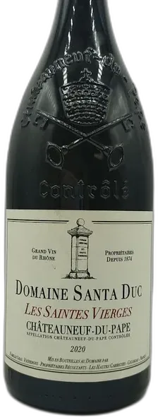 vue du vin Châteauneuf-du-Pape Habemus Papam Domaine Santa Duc