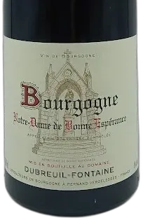 photo du vin Notre Dame de Bonne Esperance