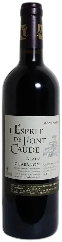 vue du vin Alain Chabanon, l’Esprit de Font Caude