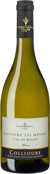 photos du vin Jonquères d’Oriola Altitude 231 Mètres Collioure Blanc