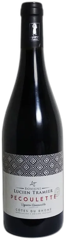 photo du vin Côtes du Rhône Rouge "Pecoulette" Rouge Bio