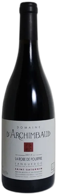 photo du vin Domaine d’Archimbaud, la Robe de Pourpre