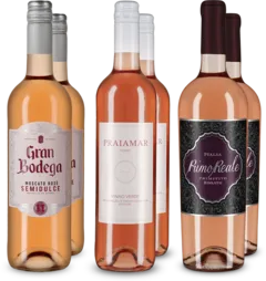 image du vin 3x2 Rosés Fruités Moelleux & Sec