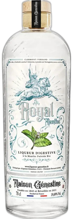 photo du vin Distillerie Génestine Royal Menthe Liqueur de Menthe