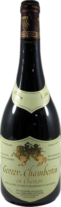 photo du vin Philippe Leclerc Gevrey Chambertin "en Champs" 2000