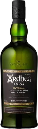 photo Scotch Whisky Tourbé Ardbeg an oa Single Malt