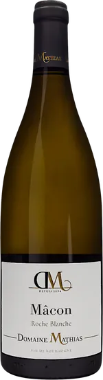 image du vin Mâcon Domaine Mathias, Roche Blanche