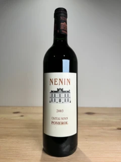 photo Château Nenin Pomerol 2003