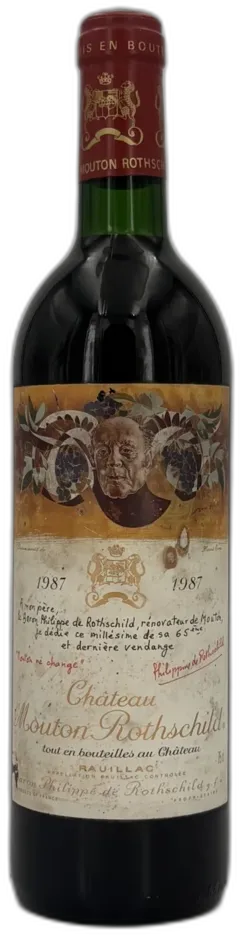 capture du vin Chateau Mouton Rothschild