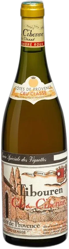 vue du vin Clos Cibonne Côtes de Provence Rosé Tradition
