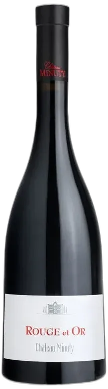 vue du vin Château Minuty et or
