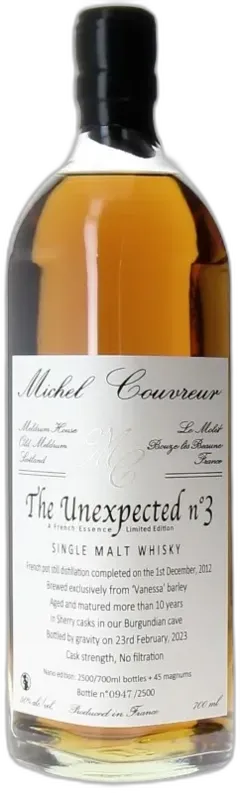 photo The Unexpected Iii Single Malt Whisky Michel Couvreur