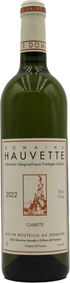 photo Igp Alpilles Clairette 2022 Domaine Hauvette