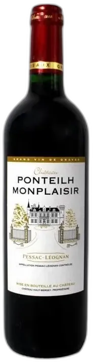 photo du vin Château Ponteilh Monplaisir Pessac-Léognan Vin de Bordeaux