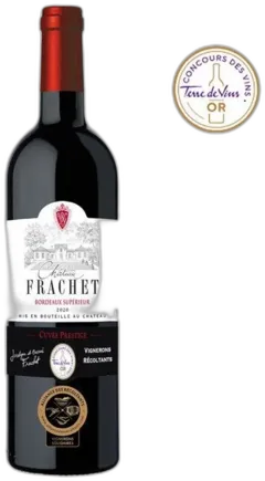 illustration du vin Château Frachet Cuvée Prestige Bordeaux Supérieur Vin de Bordeaux