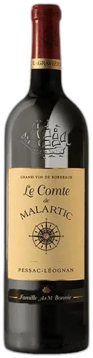 photo du vin le Comte de Malartic Pessac-Léognan Vin de Bordeaux