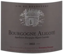 photo du vin Domaine Pansiot Bourgogne Aligoté Vin de Bourgogne