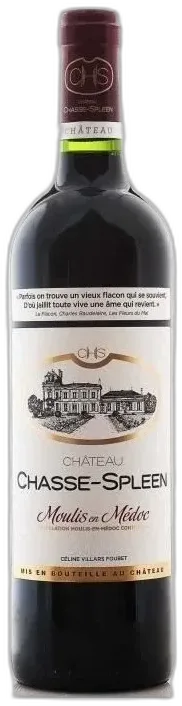 image du vin Château Chasse-Spleen Moulis en Médoc Vin de Bordeaux