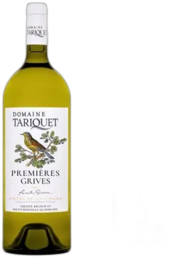 photo du vin Domaine Tariquet Premieres Grives Côtes de Gascogne Vin du Sud Ouest